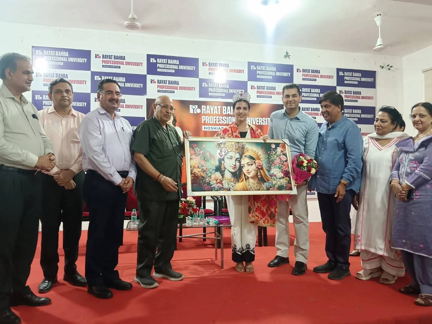 Rayat Bahra Group honours Mrs. World International 2025 Dr. Ankita Menon.